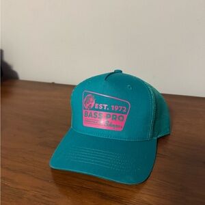 Bass Pro Shops Teal Snapback